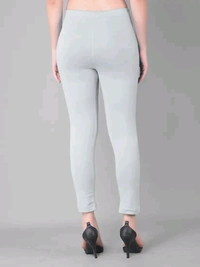 Comfort Lady KURTI PANTS | Comfort Lady Women's Cotton Blend Regular Fit for Casual,Formal and Daily Use Kurti Pants with Front Mobile Pocket  - FREE, Light Grey