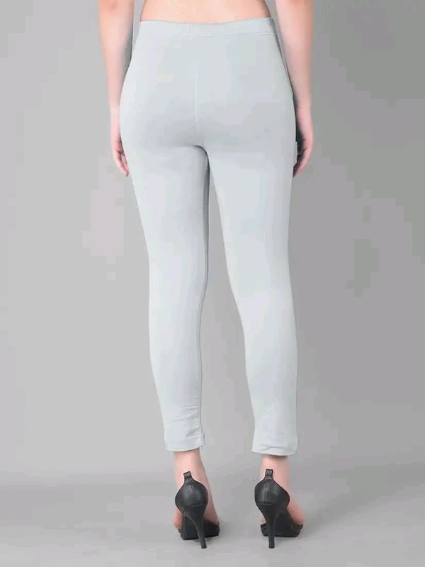 Comfort Lady KURTI PANTS | Comfort Lady Women's Cotton Blend Regular Fit for Casual,Formal and Daily Use Kurti Pants with Front Mobile Pocket  - FREE, Light Grey
