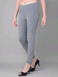 Comfort Lady KURTI PANTS | Comfort Lady Women's Cotton Blend Regular Fit for Casual,Formal and Daily Use Kurti Pants with Front Mobile Pocket  - FREE, Gray