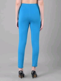 Comfort Lady KURTI PANTS | Comfort Lady Women's Cotton Blend Regular Fit for Casual,Formal and Daily Use Kurti Pants with Front Mobile Pocket  - FREE, SKY Blue