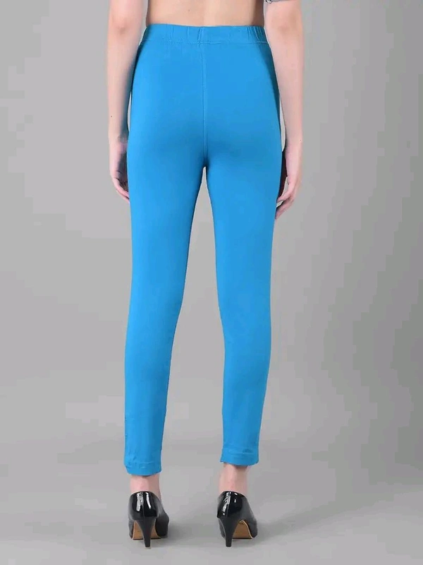 Comfort Lady KURTI PANTS | Comfort Lady Women's Cotton Blend Regular Fit for Casual,Formal and Daily Use Kurti Pants with Front Mobile Pocket  - FREE, SKY Blue