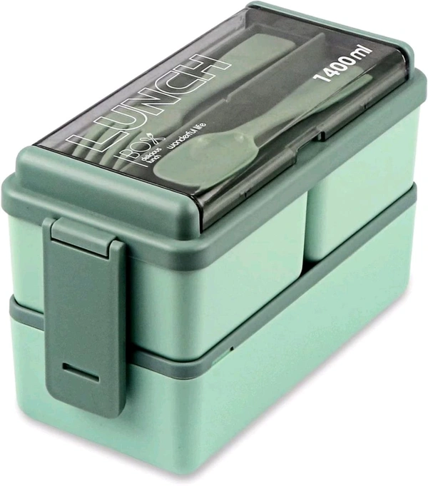 Two Layer Lunch Box 1PC (BX108)