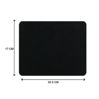 Black simple mouse pad (BX4054)