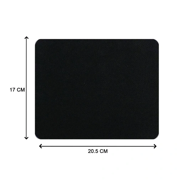 Black simple mouse pad (BX4054)