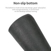 Black simple mouse pad (BX4054)