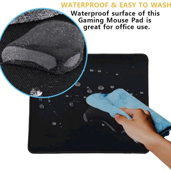 Black simple mouse pad (BX4054)