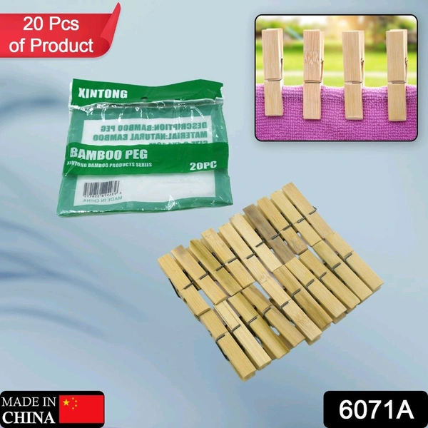 Wooden clip 20pc (Bx4052)
