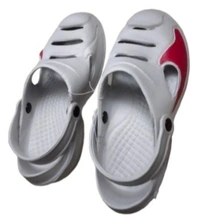 Mens Stylish Durable And Light Weight Clogs Sandal  - 8, Light Grey