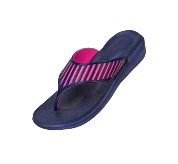 Stylish Women Girls Ladies Slippers Blue  - 8