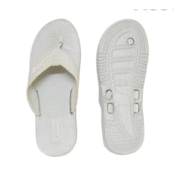 Mans Slipper Regular White - 8