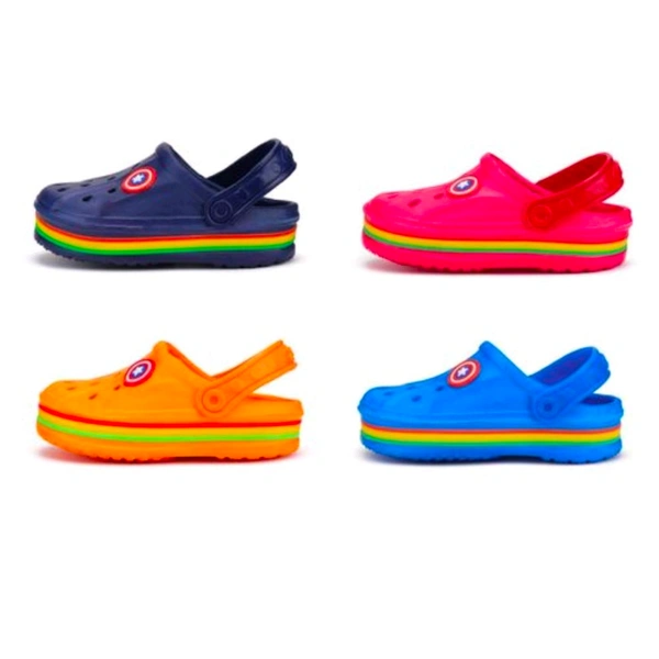 Kids Beautiful Kids Sandal Clogs Shoes  - Red, 5 (24)