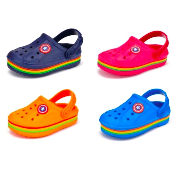 Kids Beautiful Kids Sandal Clogs Shoes  - Red, 8 (27)