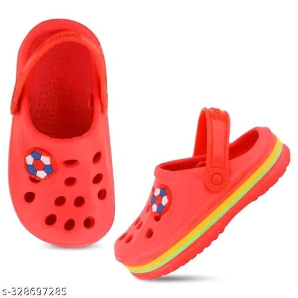 Kids Beautiful Kids Sandal Clogs Shoes  - Red, 9 (28)