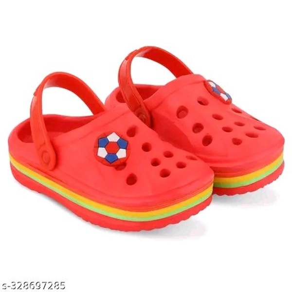 Kids Beautiful Kids Sandal Clogs Shoes  - Red, 9 (28)