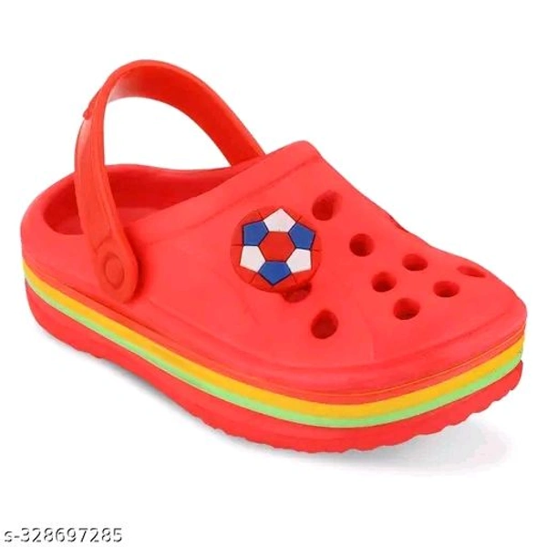 Kids Beautiful Kids Sandal Clogs Shoes  - Red, 9 (28)