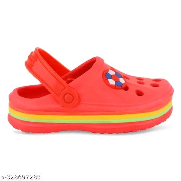 Kids Beautiful Kids Sandal Clogs Shoes  - Red, 9 (28)