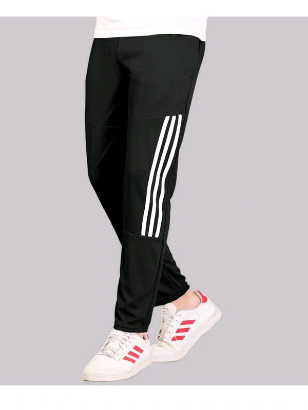 Mens Track Pants Black - M