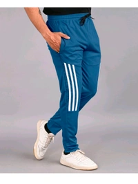 Mens Track Pants Blue - M