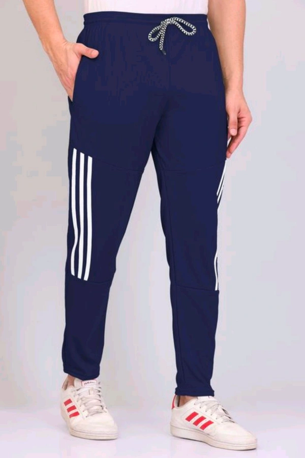 Mens Track Pants Nevy Blue  - L
