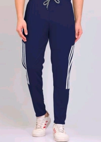 Mens Track Pants Nevy Blue  - L