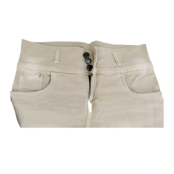 Town Girls  Girls & Women Ankle Length Stylish Jeans Skin  - 28