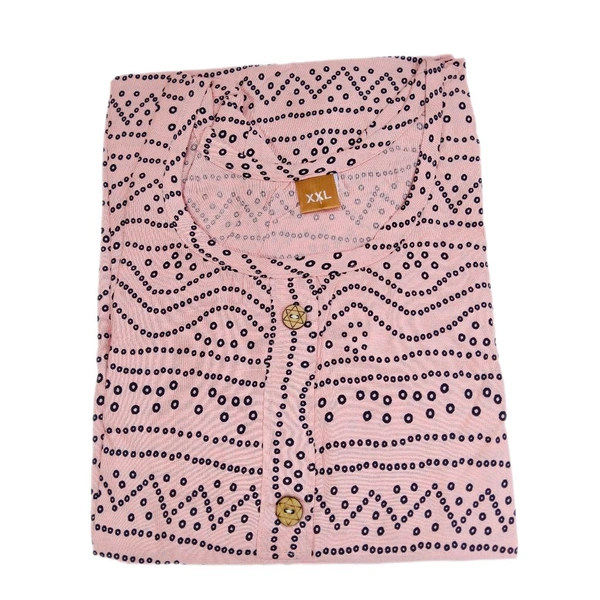 PRINAL Rayon Printed Straight Kurta Carrot (BX704) - XXL