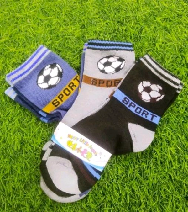 Kids Socks 3 Years To 7 Years ( Pack Of 3 )