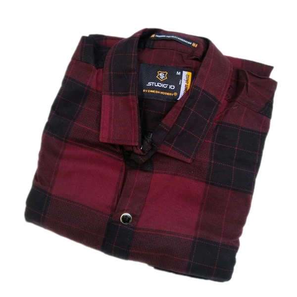 Men's Shirts Maroon  - M