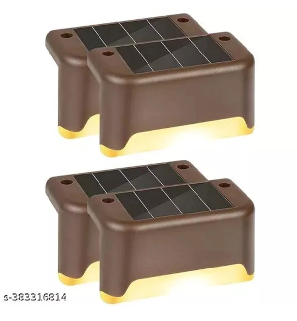 Plastic Solar Step Light Outdoor Led Solar Powered Deck Light Waterproof