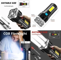 Portable Rechargeable LED Flashlight