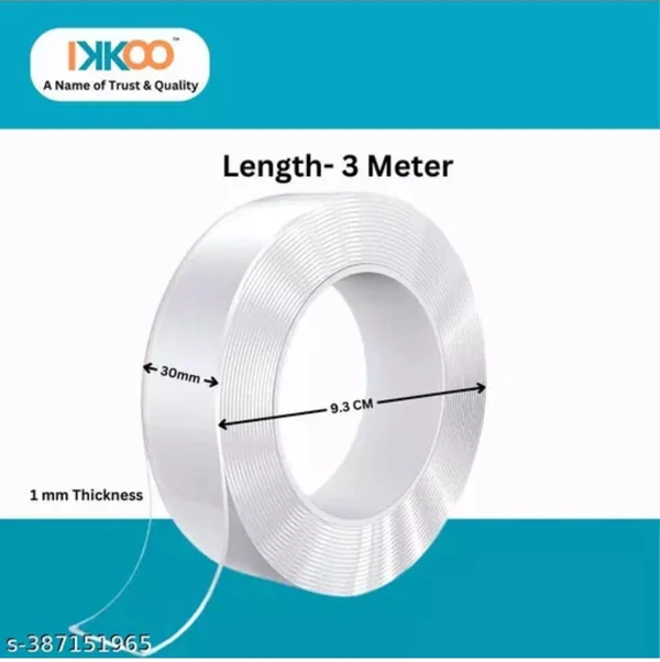 Silicon Transparent Self Double Sided Tape. Invisible