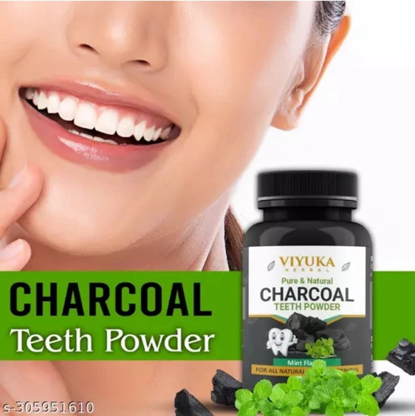 Viyuka Charcoal Teeth Whitening Powder