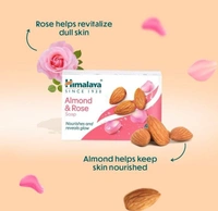 HIMALAYA Himalaya Herbals Almond & Rose Soap, 75gm (PACK OF 3)