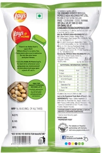 Lays Lay's Potato Chips 90g/115g, American Style Cream & Onion Flavour, Crunchy Chips & Snacks (weight may vary) (PACK OF 2)
