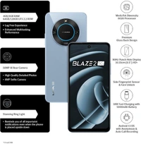 Lava Blaze 2 5G (Glass Blue, 4GB RAM, 64GB Storage)| Stunning Ring Light| 50 MP AI Camera |5000 mAh Battery| Upto 8 GB Expandable RAM