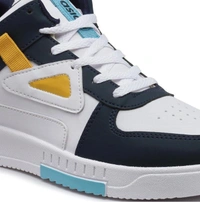 ASIAN Men's Tarzan-11 White Casual Sneaker High-Neck Shoes with Lightweight Extra Cushion Lace-Up Shoes for Men's & Boy's… - 6