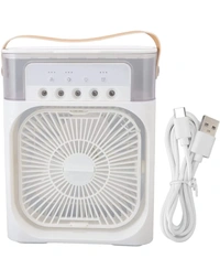 Offroot 500 L Room/Personal Air Cooler ( Multicolor, Portable Air Conditioner Fan Usb Personal Cooler, Mini Humidifier Fan) - White