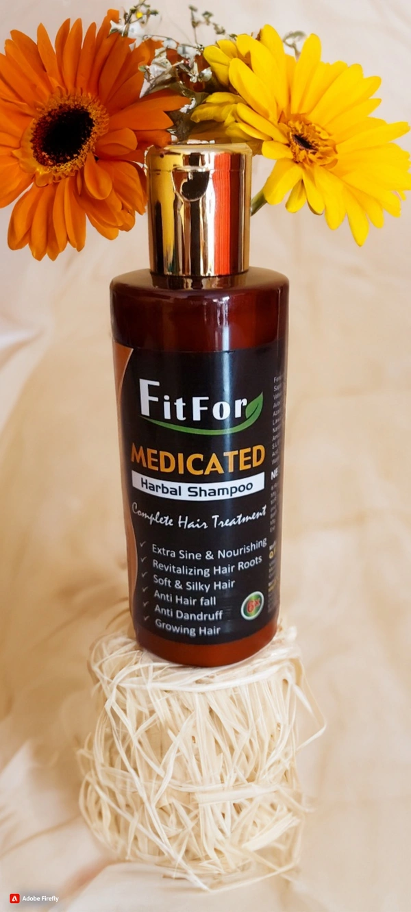 Fit For It Medicaded Herbal Shampoo  - 200ml