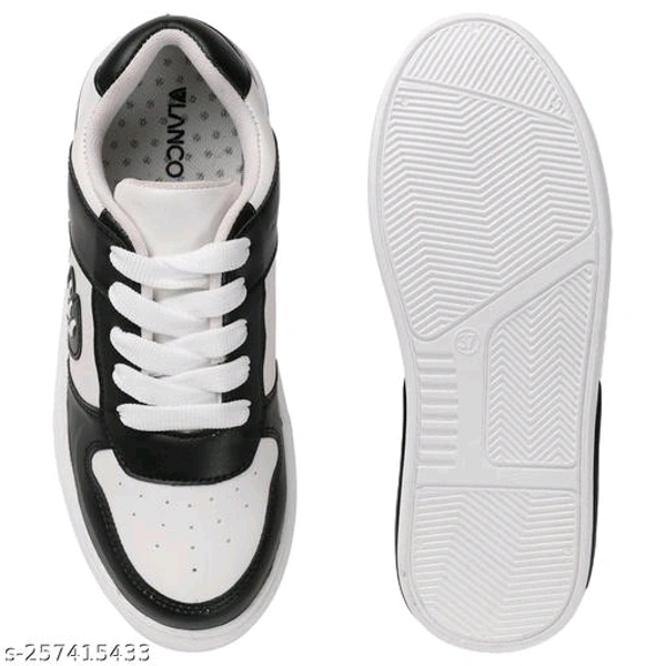 Stylish Women Sneakers - White, 5