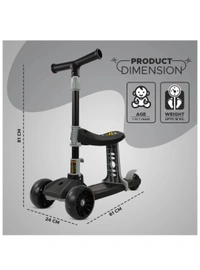 Baby Scooter ARAY Sleek Kick Scooter for Kids Road Runner Stylo Scooter for Kids of 3 to 14 Years Skating Kids Kick Scooters with Weight Capacity utpo 35Kgs for Boy & Girl BlackName: ARAY Sleek Kick Scooter for Kids Road Runner Stylo Scooter for Kids of 3 to 14 Years Skating Kids Kick Scooters with Weight Capacity utpo 35Kgs for Boy & Girl Blackkick scooter boasts a sleek deck that - Woodrush, Free