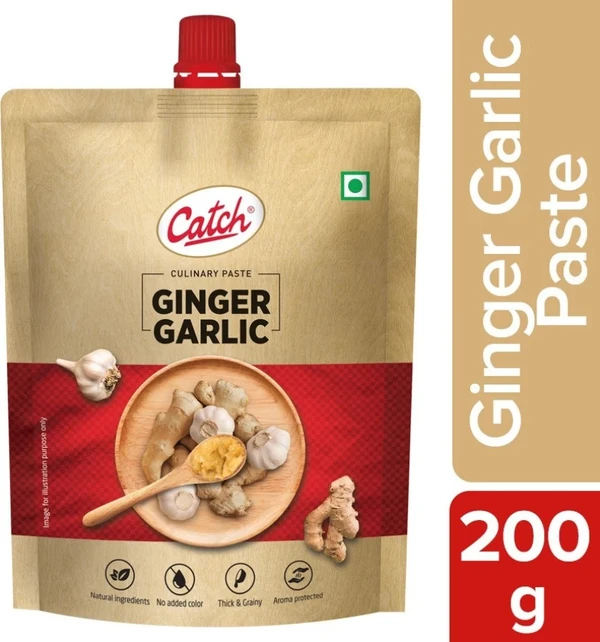 Catch Ginger Garlic Paste (लहसुन अदरक पेस्ट ) - 200gm 