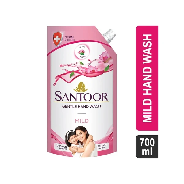 Santoor Lotus & Tulsi - 700ml 