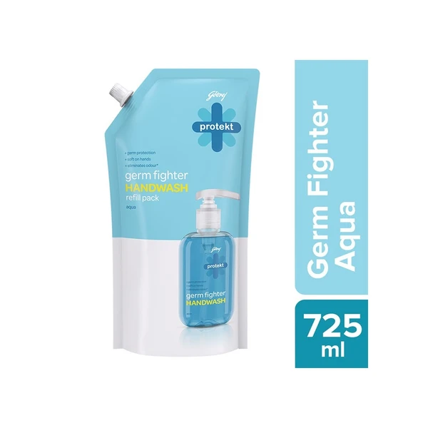 Godrej Protekt Germ Fighter Aqua - Liquid Hand Wash