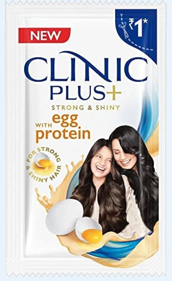 Clinic Plus Egg Protein Shampoo - 16 pouches 