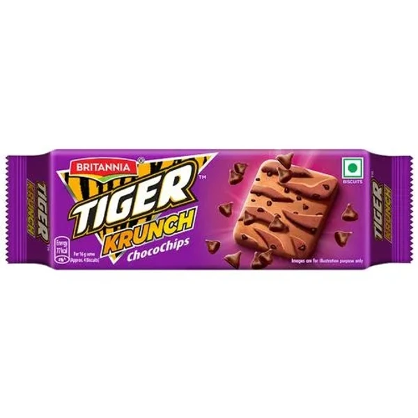 Britannia Tiger Krunch Chocochips Biscuit