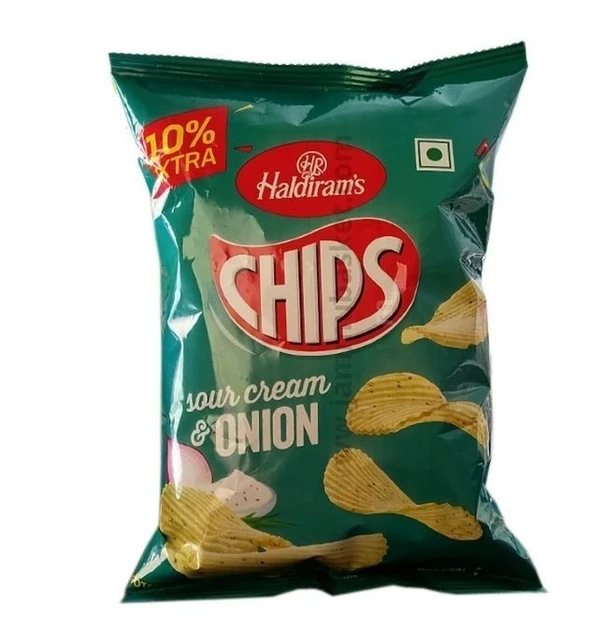 HALDIRAM CHIPS SOUR CREAME & ONION 