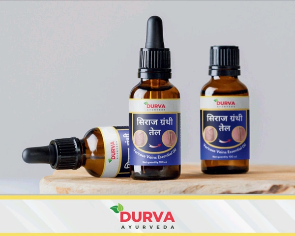Durva Ayurveda Siraj Granthi Tailam 