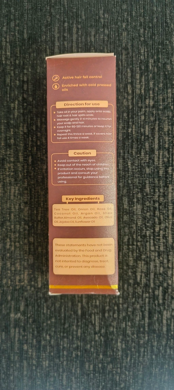 Onion Hair oil  - Brown, 100 Ml