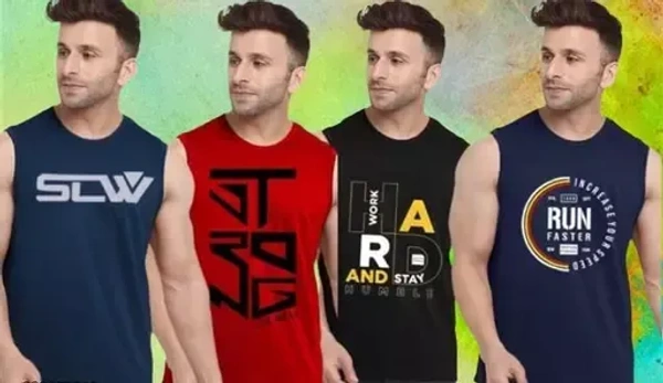 Pretty Sensational Men Vest 4 combo Mo