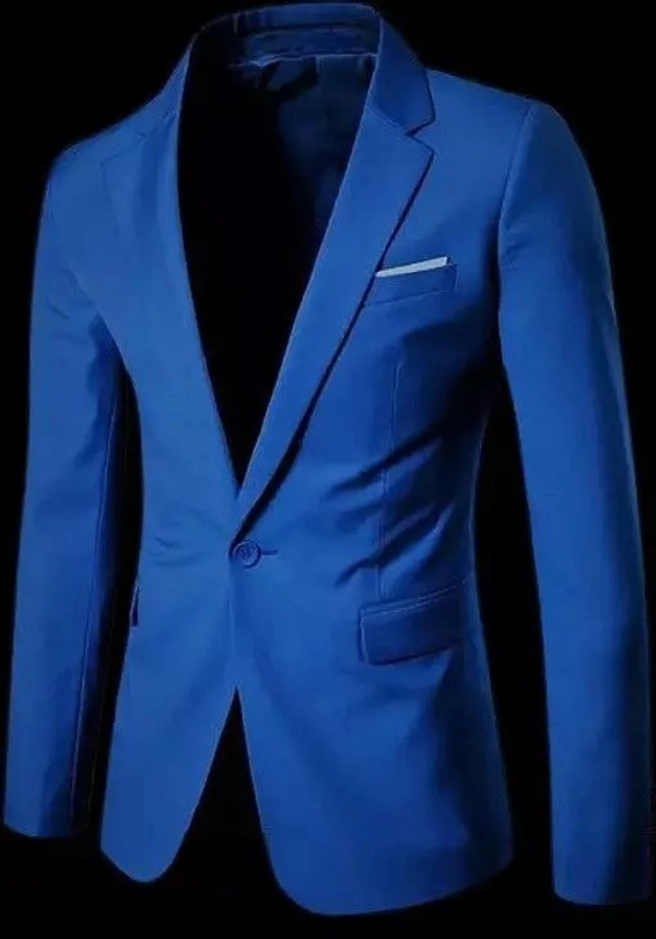 Men Solid Single Breasted Casual, Festive & Wedding Blazer Mo
